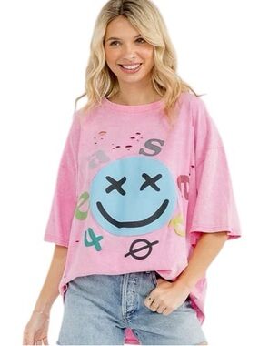 524:  EASEL NWT TOP BARBIE PINK (H12)